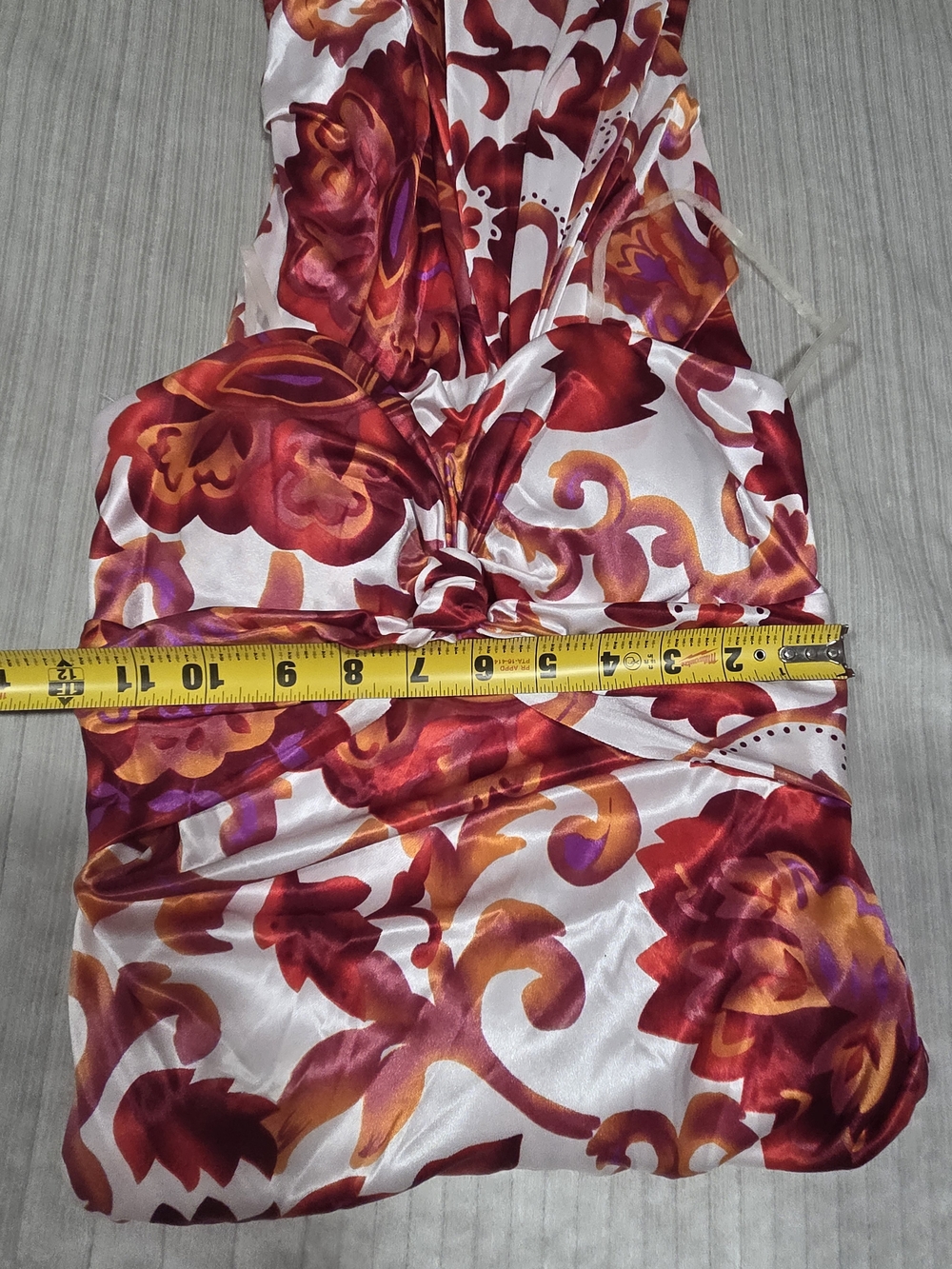 Rubber Ducky Red & Orange Floral Maxi Dress - Picture 5 of 6